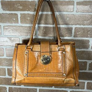 Michael Kors Handbag Peninsula II Satchel Leather Vintage